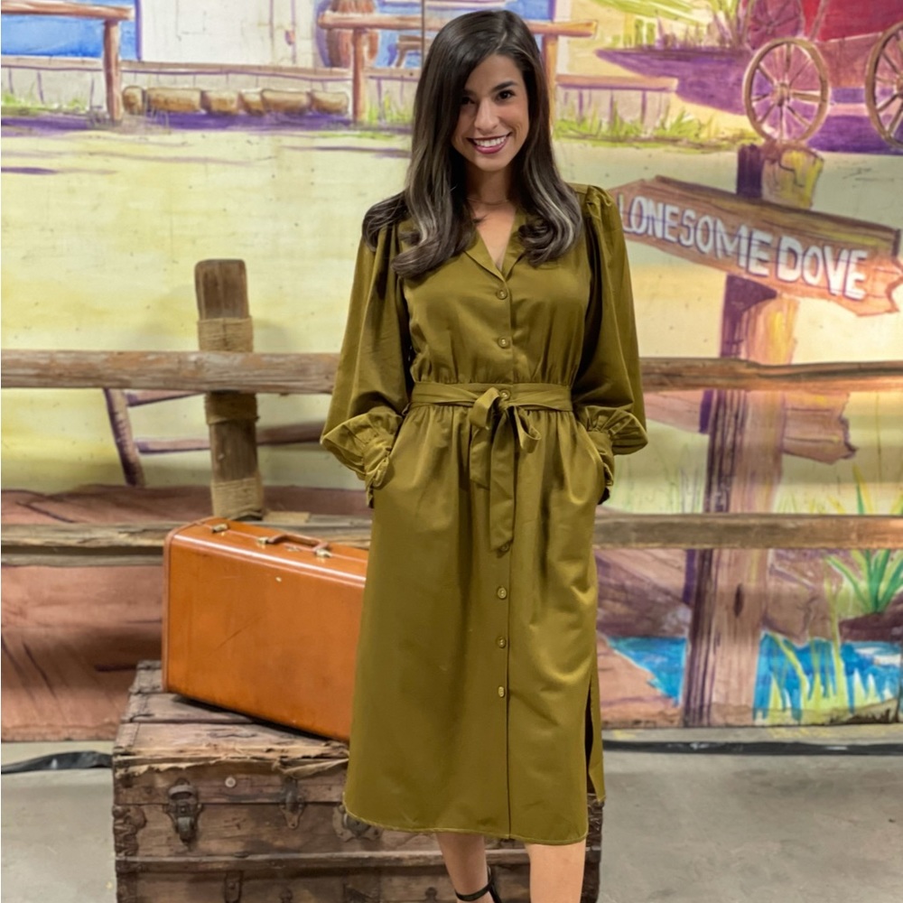 FRNCH Button Dress